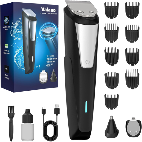 Valano Men's Professional Beard Trimmer & Hair Clipper