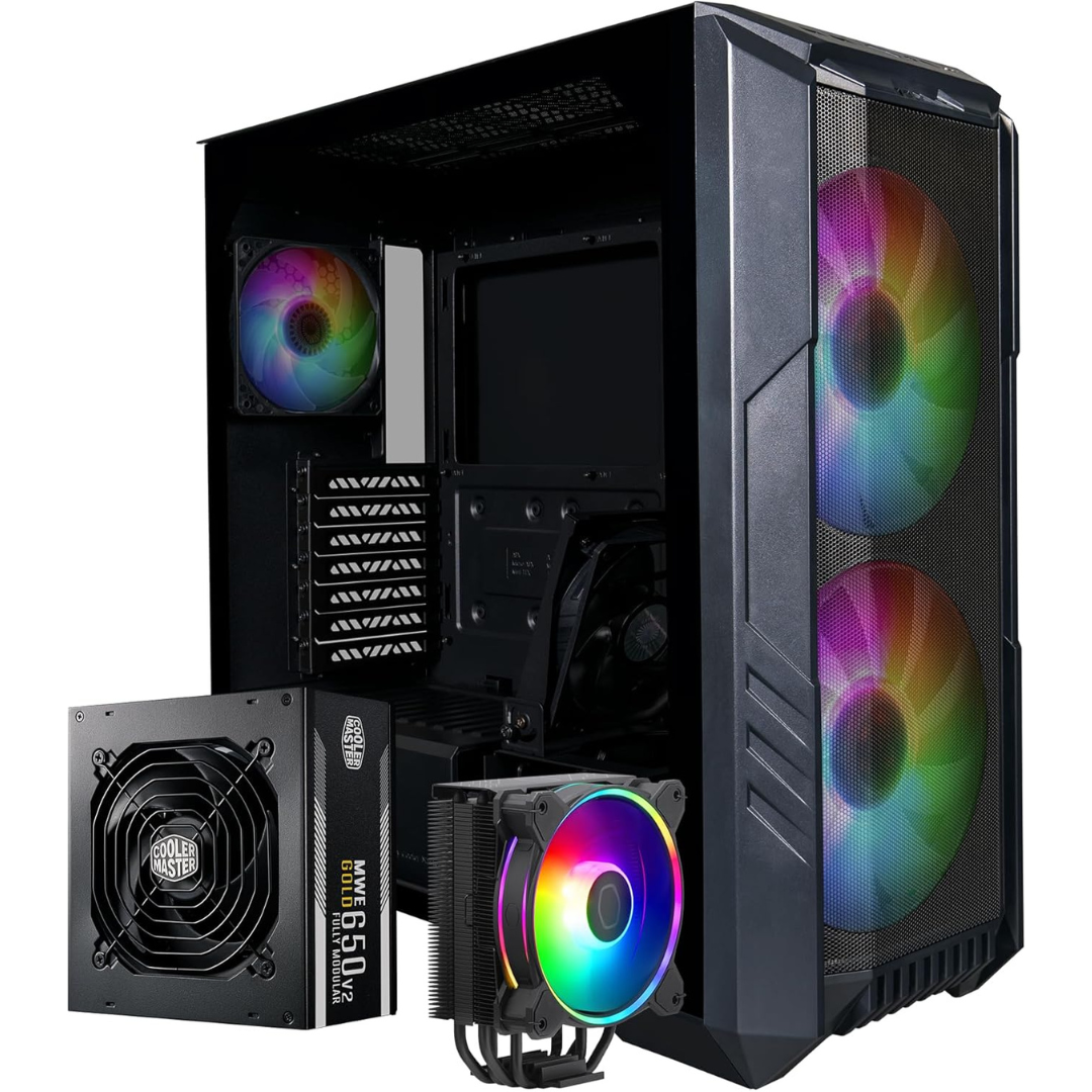 Cooler Master HAF 500 Pro Bundle - PC Case + PSU + CPU