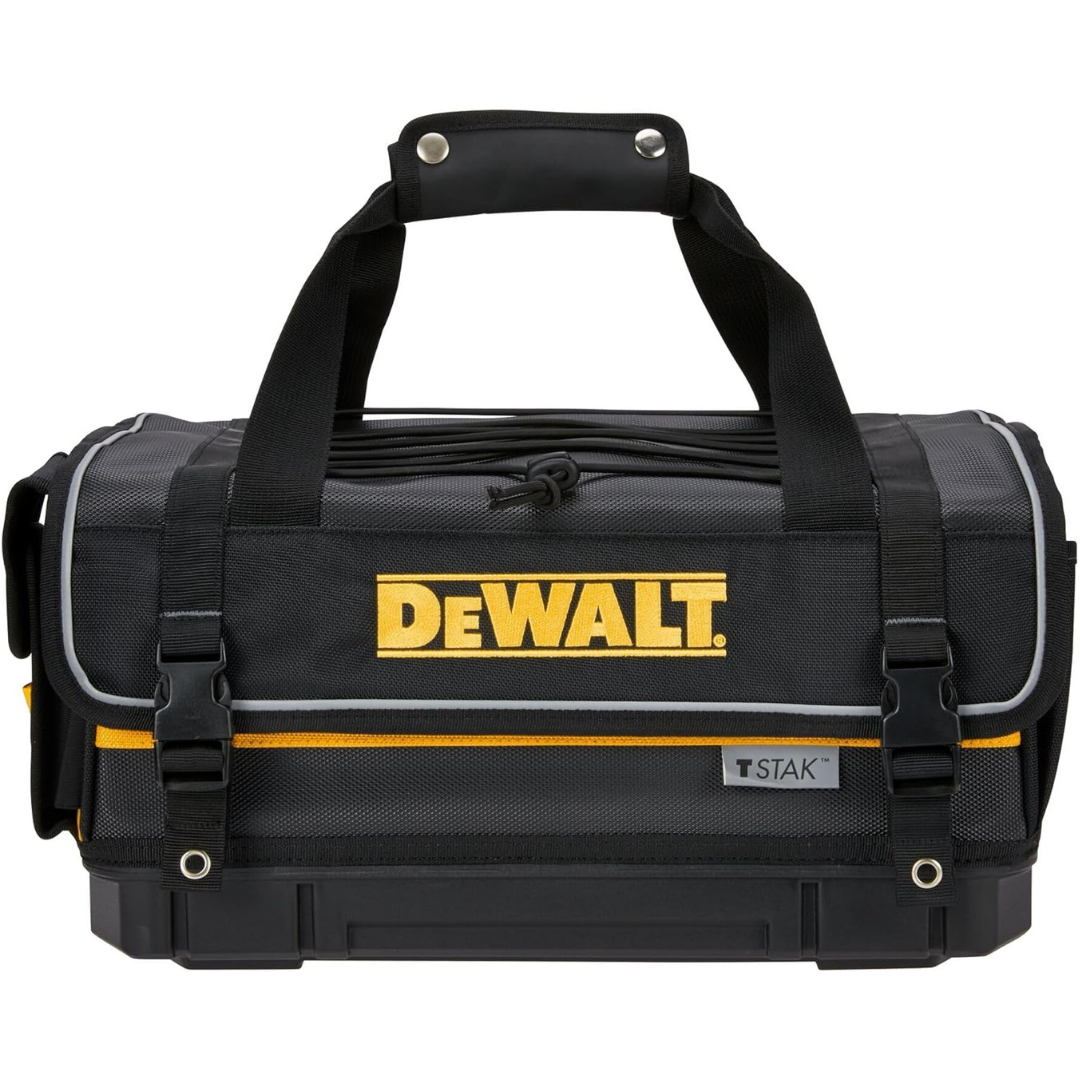 Dewalt TSTAK 16" Durable Tool Bag With Tool Organizer And Hard Bottom