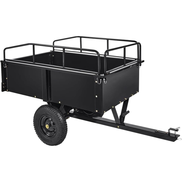 GarveeLife 750 lbs Heavy Duty Steel Garden Utility Trailer