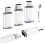 4-Pack Lightning To USB C Charge Adapter For iPhone