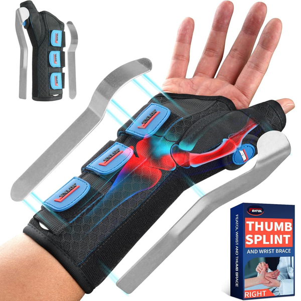 FEATOL Carpal Tunnel Wrist Brace Night Support