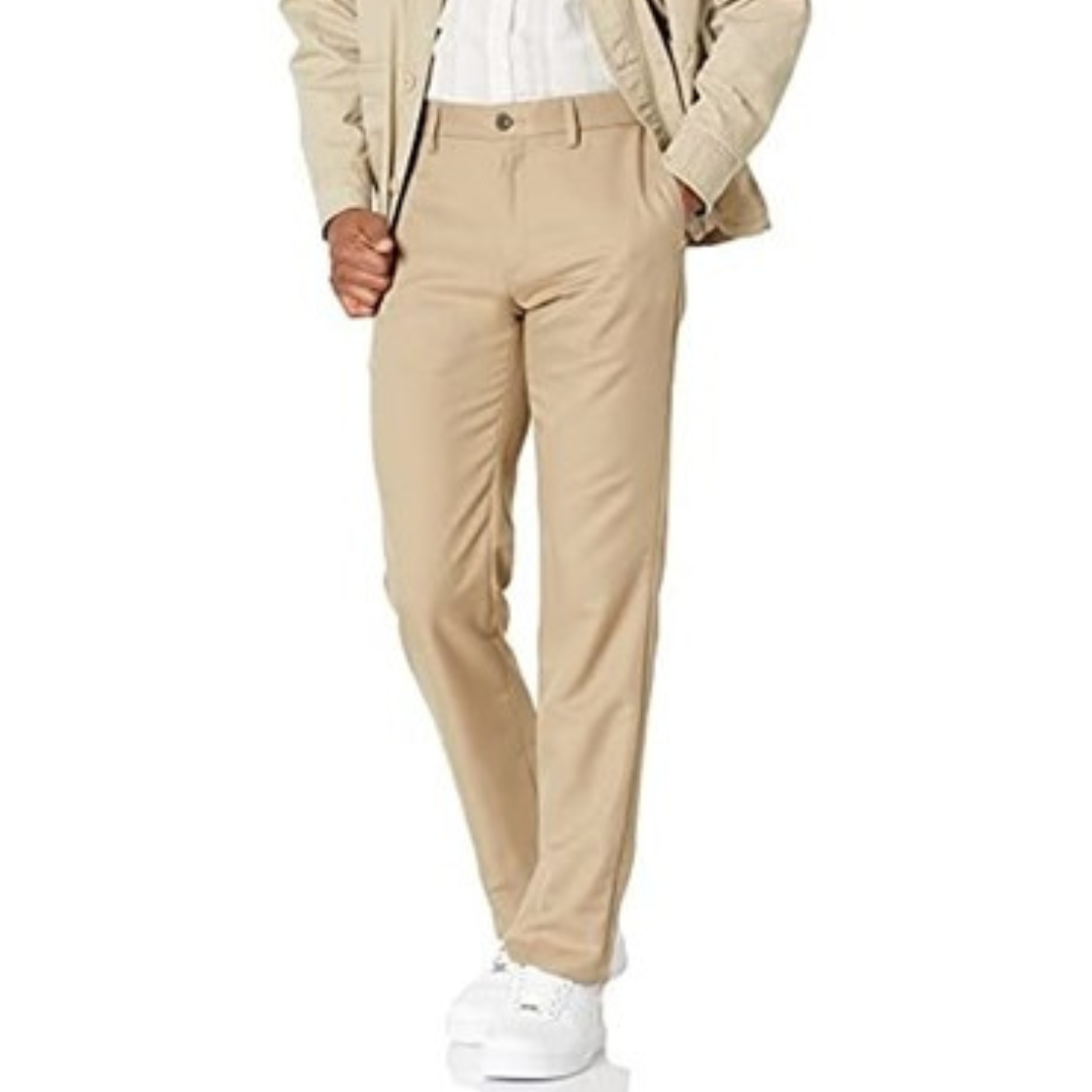 Amazon Essentials Men's Slim-Fit Flat-Front Dress Pant