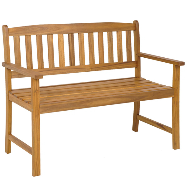 Winston Porter Loremarie Solid Wood Acacia Outdoor Bench