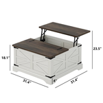 Gracie Oaks Jareal Square Coffee Table with Storage