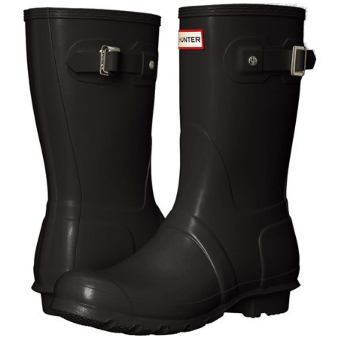 Hunter Women's Original Short Rain Boots (Black)
