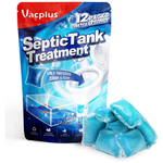 12-Count Vacplus Septic Tank Dissolvable Treatment Packs