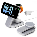 3 In 1 Foldable Wireless Travel MagSafe Charging Station W/ Night Light