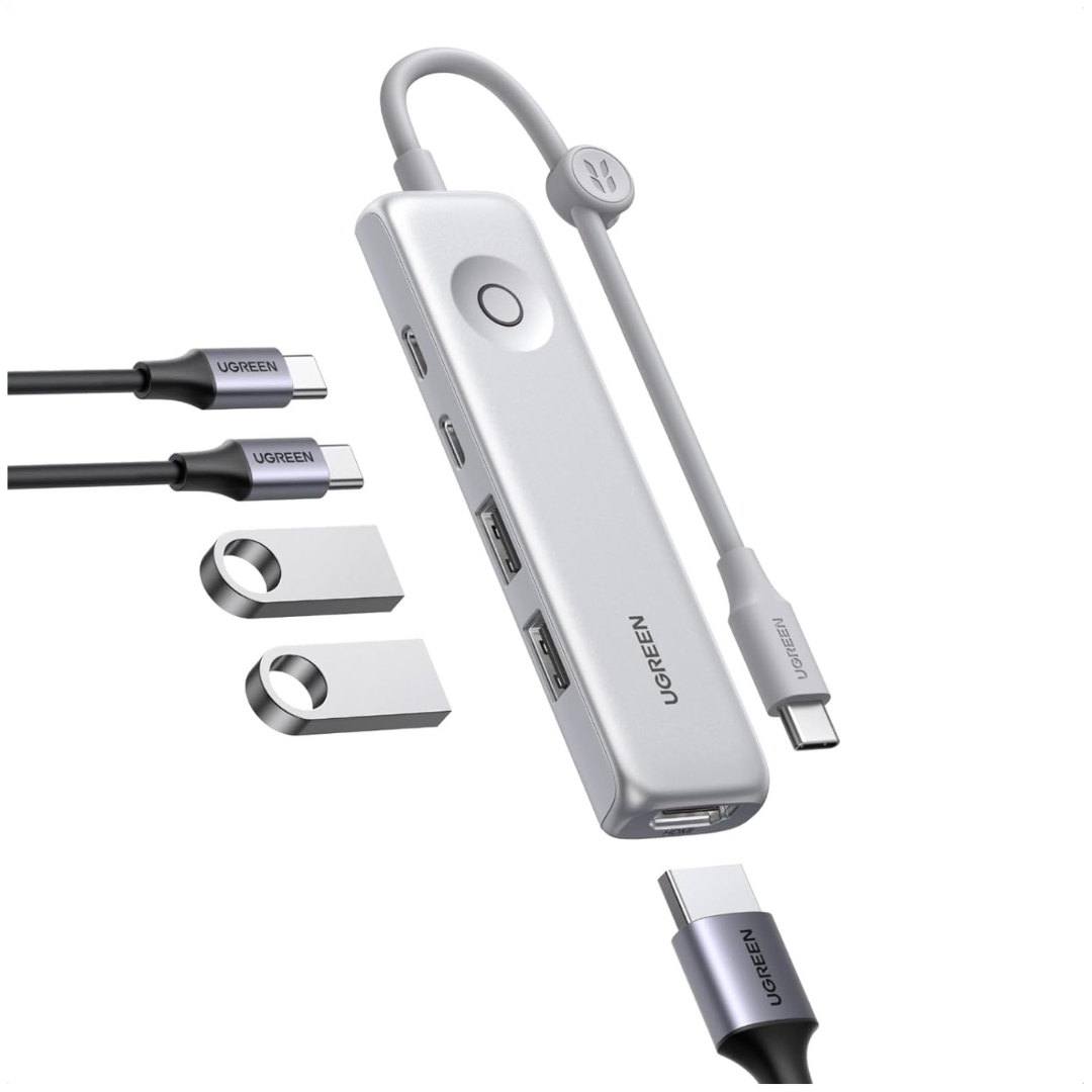 UGREEN Revodok 5-in-1 USB-C Hub W/ 100W PD, 4K@60Hz HDMI & 10Gbps USB 3.2