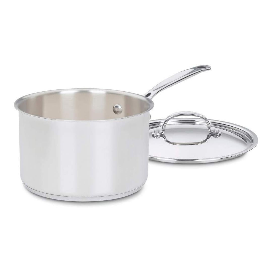 4-Quart Cuisinart Chef's Classic Stainless Saucepan With Cover
