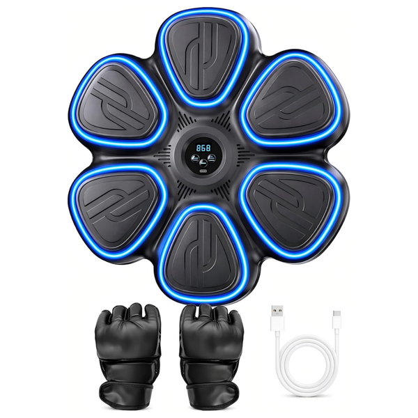 Ids Music Boxing Machine W/ Bluetooth Speaker, LED Display & 11 Game Modes