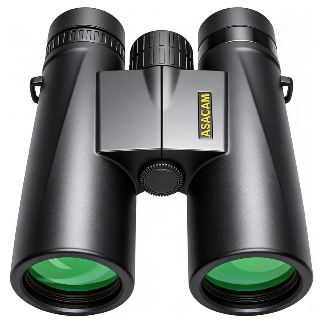Asacam 12 X 42 High-Powered HD BAK4 Prism Binocular