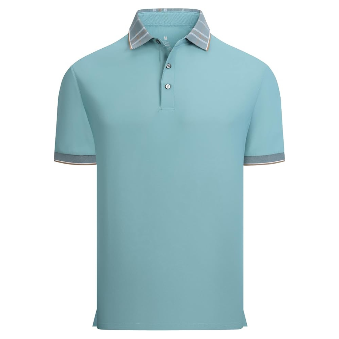 Alex Vando Men's Moisture Wicking Short Sleeve Golf Polo Shirts (Various)