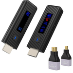 Wireless HDMI Extender Transmitter & Receiver With LED Display