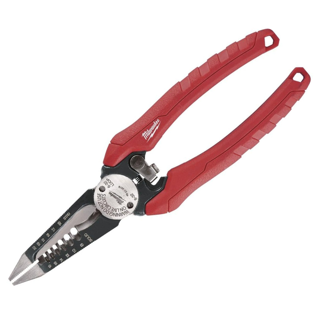 Milwaukee 48-22-3079 6-in-1 Electrician's Wire Stripping And Reaming Pliers