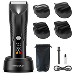 Men's Waterproof Rechargeable Wet/Dry Electric Body Hair Trimmer