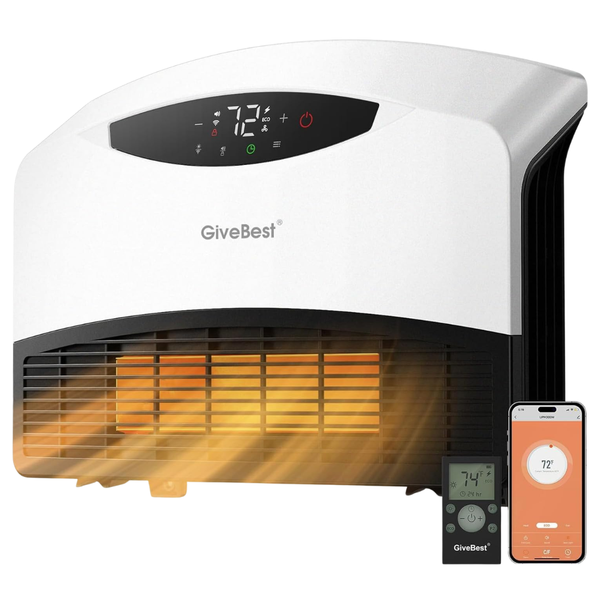 1500W Electric Wall Heater With WiFi & Remote Control