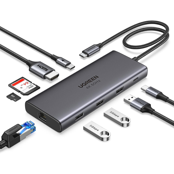 UGREEN 9 In 1 Revodok Pro 109 USB-C Hub