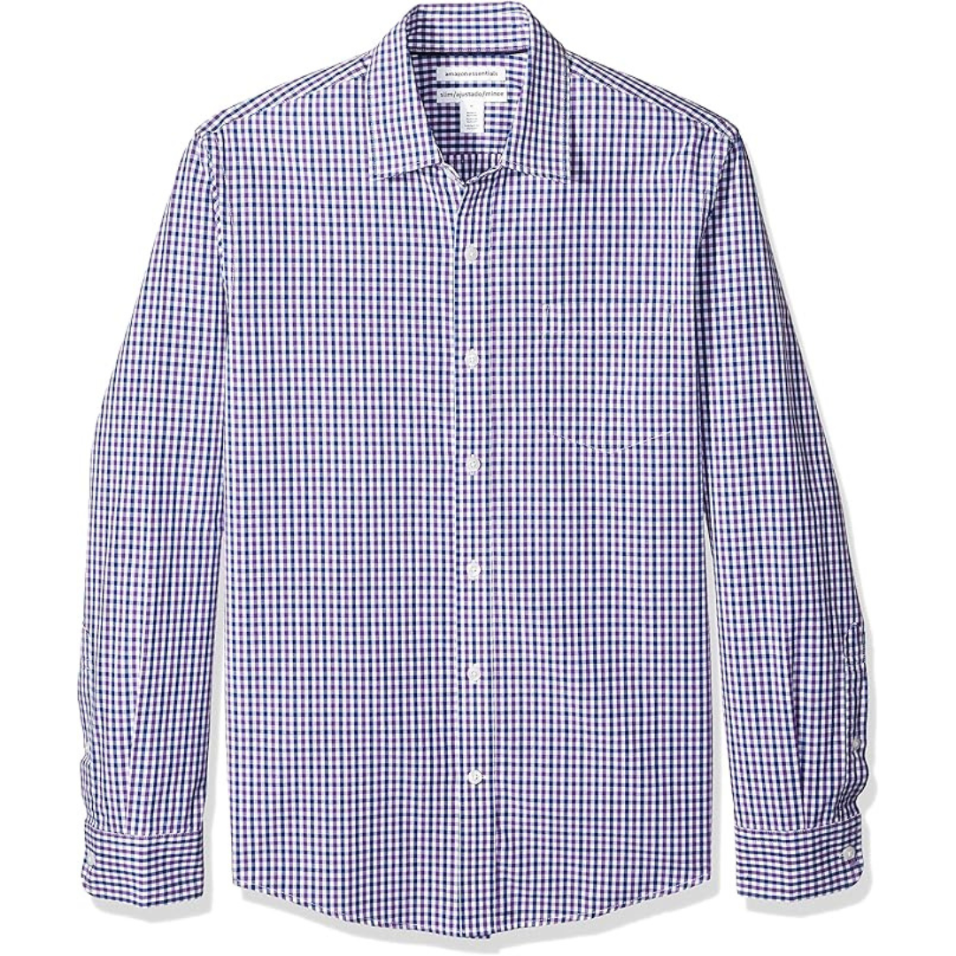 Amazon Essentials Men's Long-Sleeve Casual Poplin Shirt