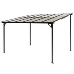 Alaulm 10ft X 12ft Galvanized Steel Outdoor Pergola