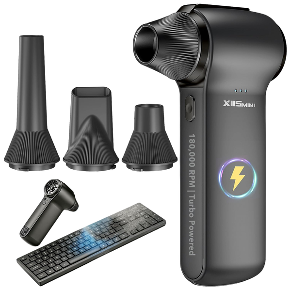 180000RPM Cordless Electric Air Duster & Blower W/ 3-Speed Turbo Fan