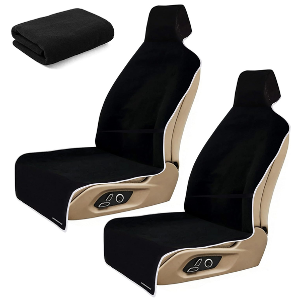 2-Pack Waterproof Stain Resistant Towel Car Seat Covers