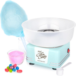 Nostalgia Countertop Cotton Candy Machine W/ 2 Reusable Cones & Scoop