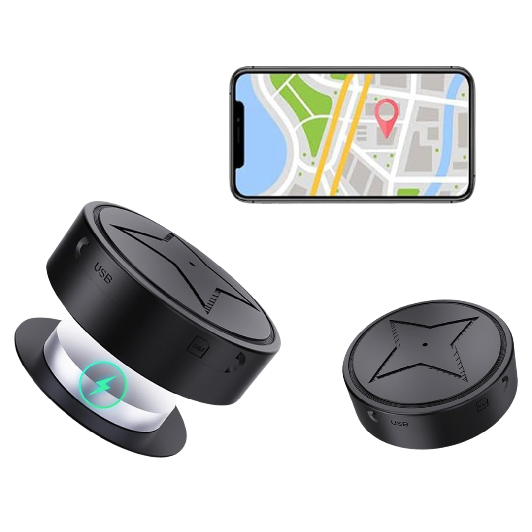 Real-Time Vehicle GPS Tracker With Strong Magnetic Mount