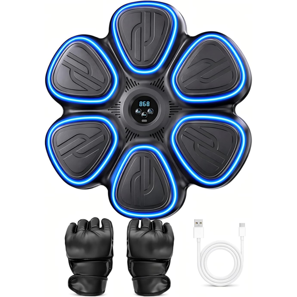 Kids Music Boxing Machine W/ Bluetooth Speaker, LED Display & 11 Game Modes