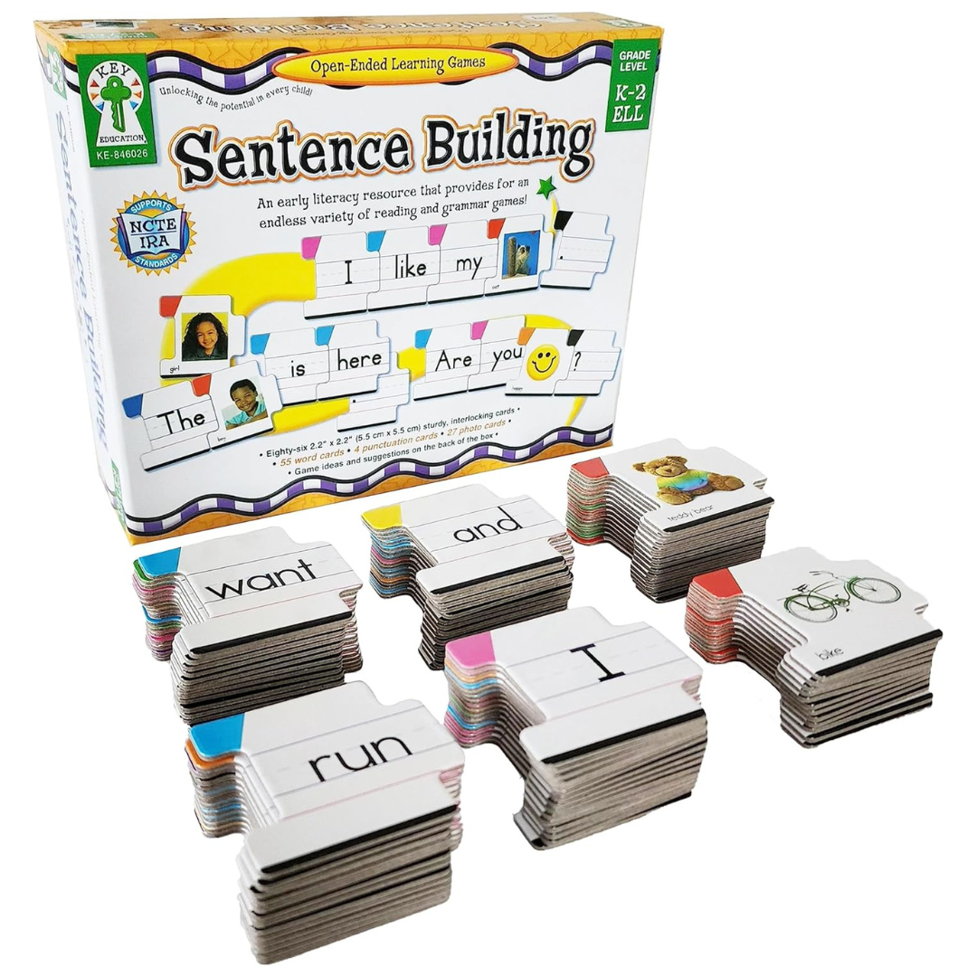 Key Education Kids Sentence Building Board Game