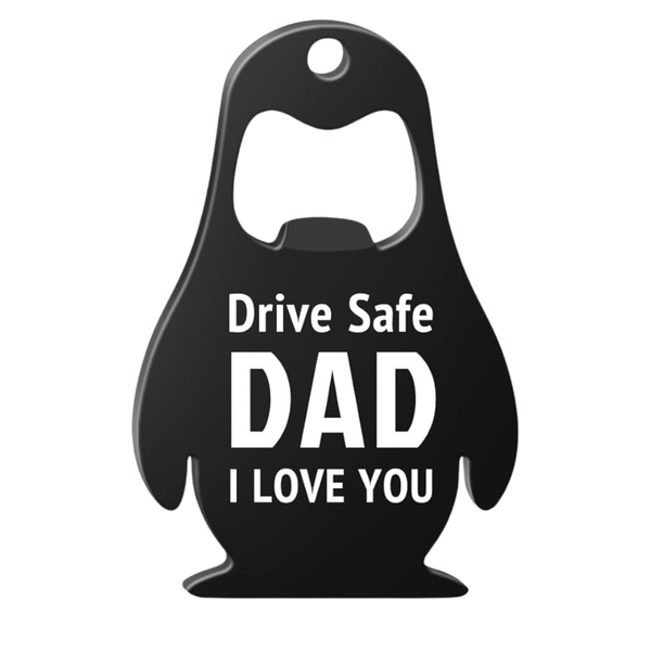 Drive Safe Penguin Beer Bottle Opener