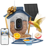 Azonanor Solar-Powered Smart Bird Feeder Camera W/ AI Bird Identification