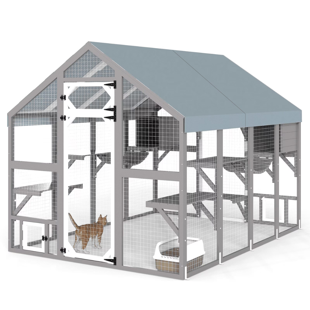 Petscosset 110" Large Catio Small Animals House