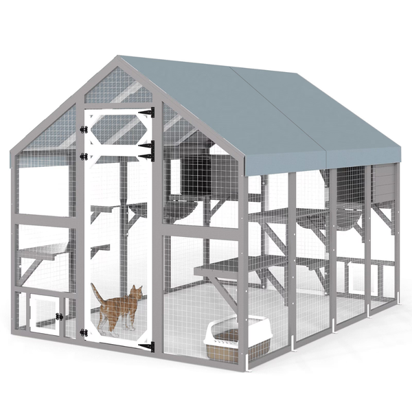 Petscosset 110" Large Catio Small Animals House