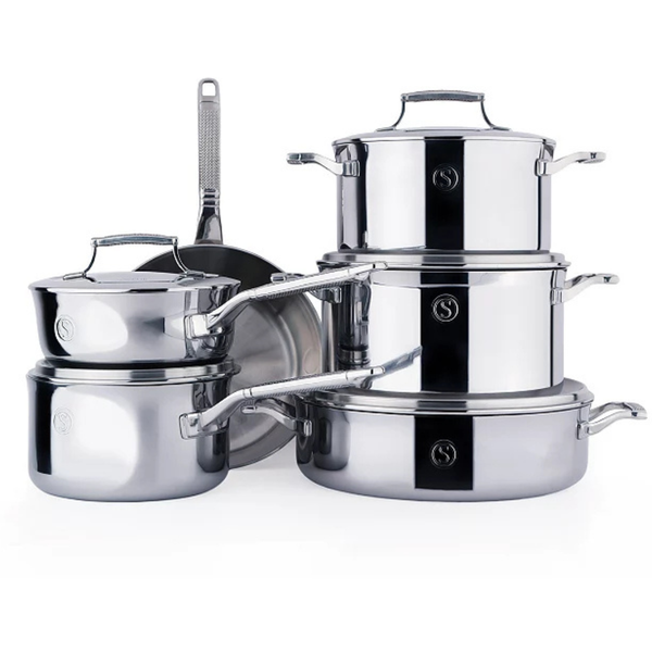 Saveur Selects Voyage Series Tri-Ply Stainless Steel 11-Piece Cookware Set + $53 Kohls