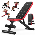 Nicepeople Adjustable Weight Bench W/ 8 Backrests (660lbs Capacity)
