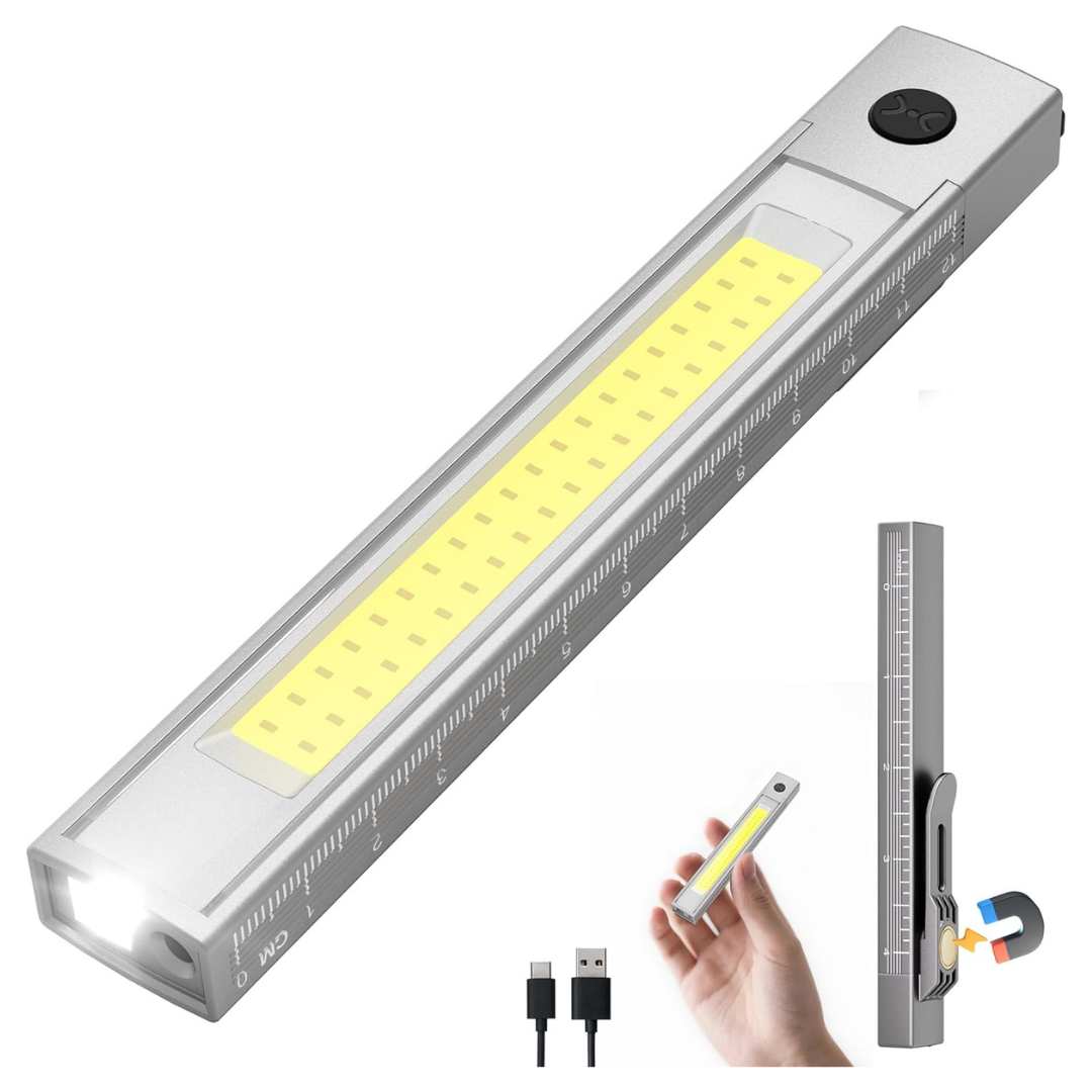 800 Lumen Rechargeable Pen LED Flashlights W/ 6 Light Modes