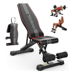 Yoleo Adjustable Foldable Weight Bench For Full Body Workout