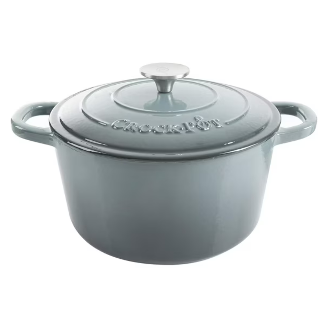 Crock Pot Artisan 5QT Enameled Cast Iron Round Dutch Oven