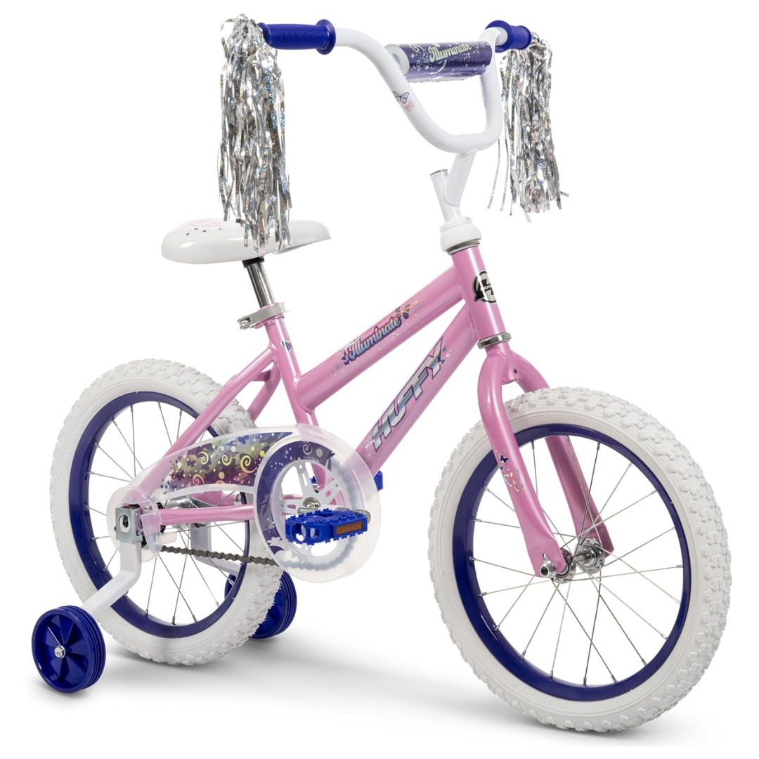 Huffy Illuminate 16 Girls Bike (Gloss Pink)