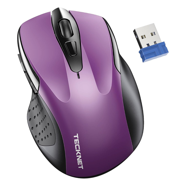 TECKNET 6 Adjustable 4000 DPI Silent Wireless Optical Mouse