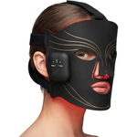 Hottoerak Wireless Rechargeable LED Face Mask W/ Red & Blue Light Modes