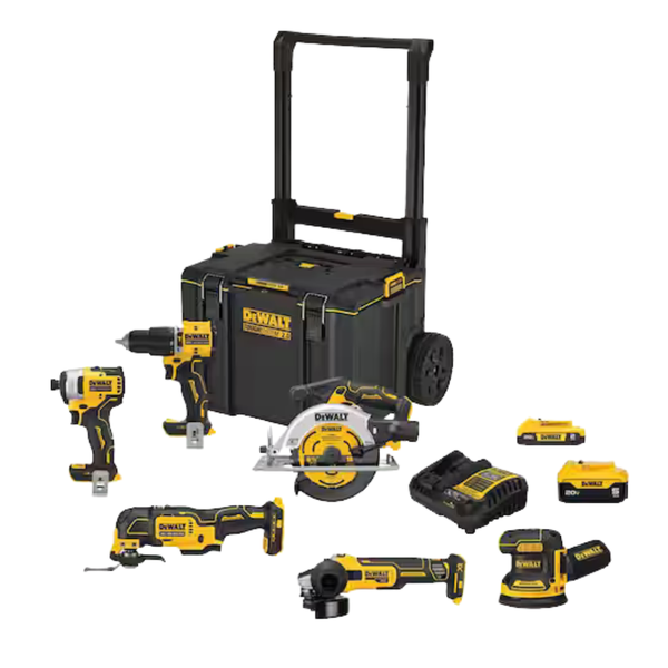 DEWALT 20-Volt MAX ToughSystem Lithium-Ion 6-Tool Cordless Combo Kit