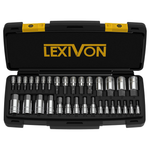 32-Piece Lexivon Premium S2 Alloy Steel Master HEX Bit Socket Set