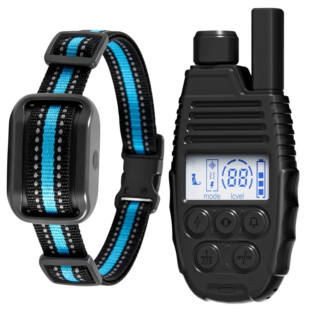 4200FT Range IP68 Waterproof Rechargeable Dog Training Collar