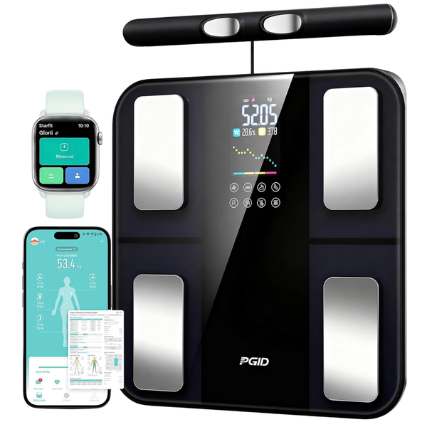 Dual-Frequency 8 Electrode Digital Body Pod Smart Scale