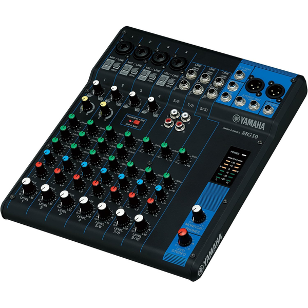 Yamaha MG10 10-Input Stereo Mixer (Black)