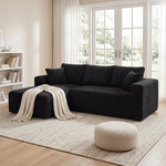92.5" L-Shaped Modular Sectional Sofa With Chaise