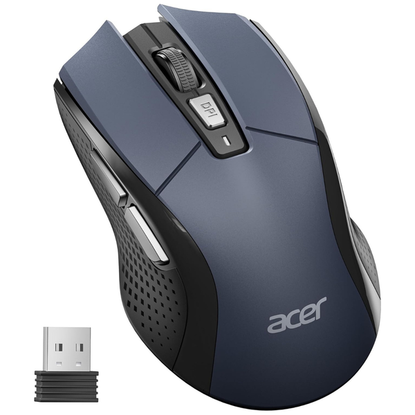 Acer 6-Button Wireless Mouse W/ 5 Adjustable DPI & USB-A Receiver