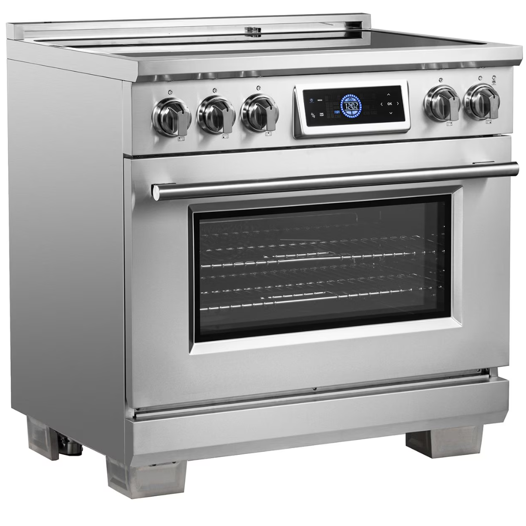 Forno Maximus 36 In. Induction Range With Air Fryer